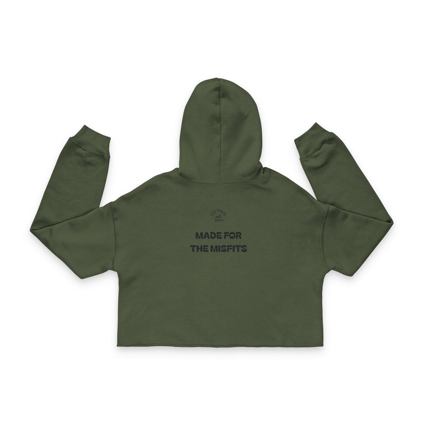 "Worn By The Unheard" Cropped Hoodie